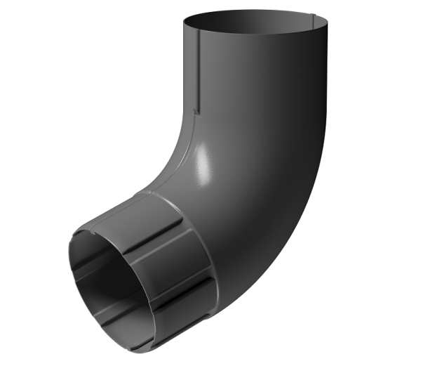 Колено 72° D90 Döcke STAL PREMIUM Графит, (RAL 7024) купить в Новороссийске