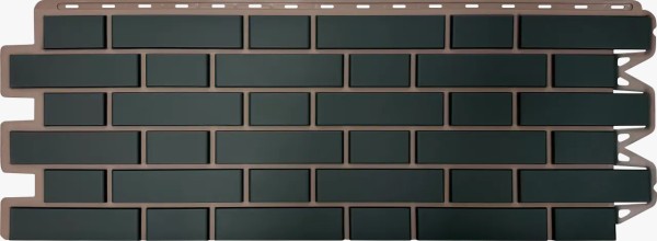 Фасадная панель Альта-Профиль, Кирпич Клинкерный, Графит купить в Новороссийске