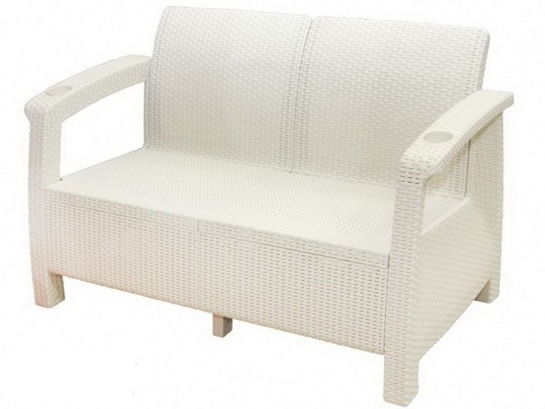 Двухместный диван Yalta Sofa Seаt белый купить в Новороссийске