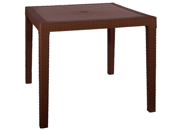 Стол квадратный FIJI Quatro Table Коричневый купить в Новороссийске