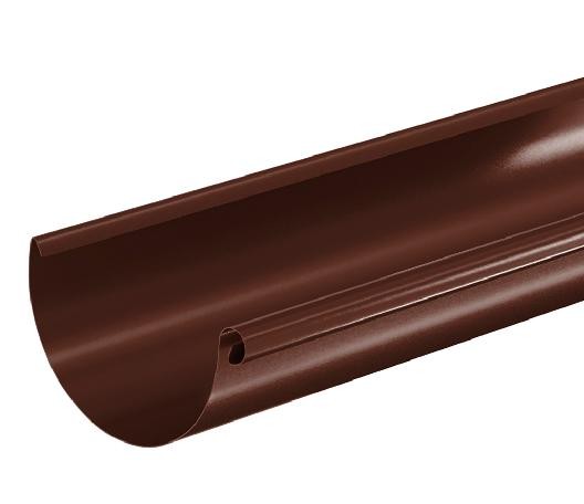Водосток Aquasistem, система 150/100 - Водосточный желоб 3.00м RAL 8017 Коричневый купить в Новороссийске