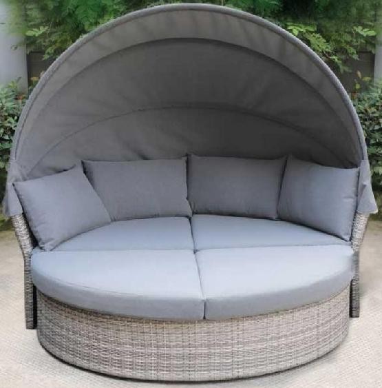 Диван-Трансформер AFINA плетеный из иск. ротанга AFM-325G Grey купить в Новороссийске