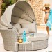 Диван-Трансформер AFINA плетеный из иск. ротанга AFM-325 Beige купить в Новороссийске