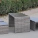 Диван-Трансформер AFINA плетеный из иск. ротанга S330G-W78 Grey купить в Новороссийске