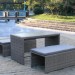 Диван-Трансформер AFINA плетеный из иск. ротанга S330G-W78 Grey купить в Новороссийске