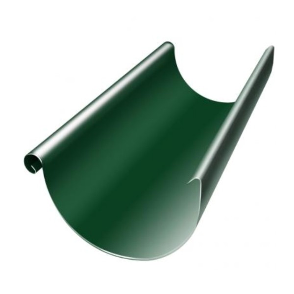 Водосток Grand Line 125x90 – Желоб 3м RAL 6005 купить в Новороссийске