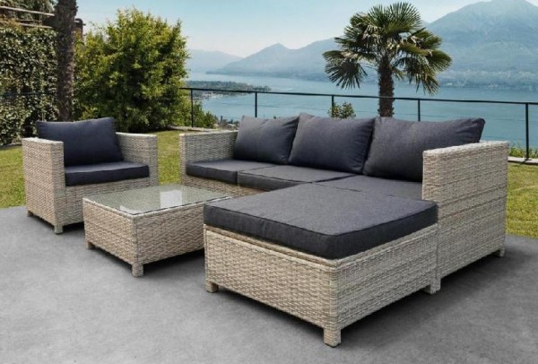 Комплект мебели AFINA плетеной из иск. ротанга YR821G Grey/Grey купить в Новороссийске