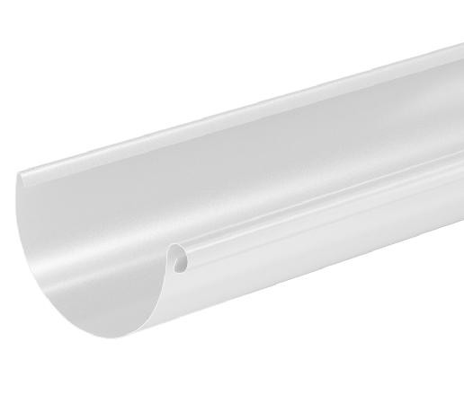 Водосток Aquasistem, система 125x90 - Водосточный желоб 3.00м RAL 9003 Белый купить в Новороссийске