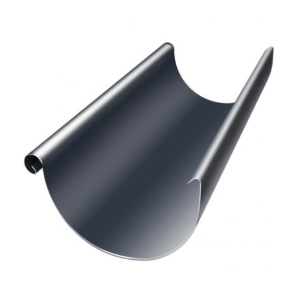 Водосток Grand Line 150x100 – Полукруглый желоб 3 метра RAL 7024 купить в Новороссийске