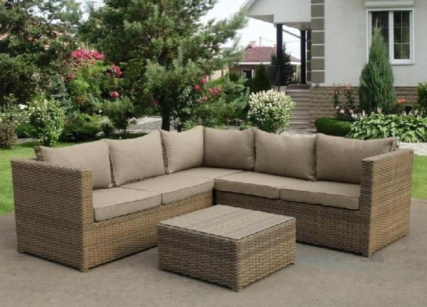 Комплект мебели AFINA плетеной из иск. ротанга YR825B Beige купить в Новороссийске