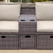 Комплект мебели AFINA плетеной из иск. ротанга AFM-330B Brown купить в Новороссийске