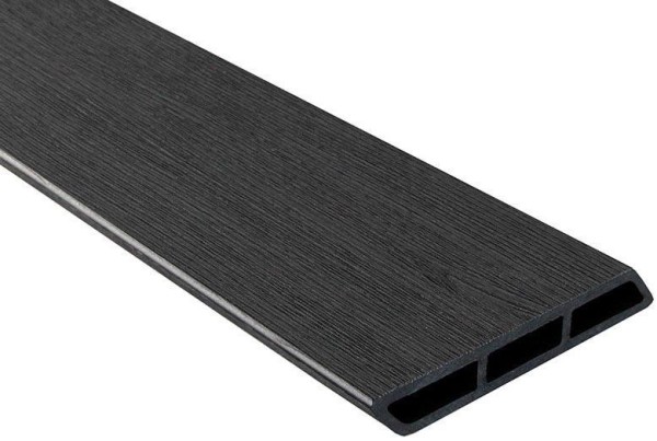 Доска Ромбус 3D ДПК Outdoor STORM BLACK черная купить в Новороссийске