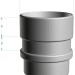 Муфта Docke Lux ПВХ Пломбир купить в Новороссийске