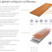 Фибросайдинг DECOVER 3600 x 190 x 8 мм Bordo купить в Новороссийске