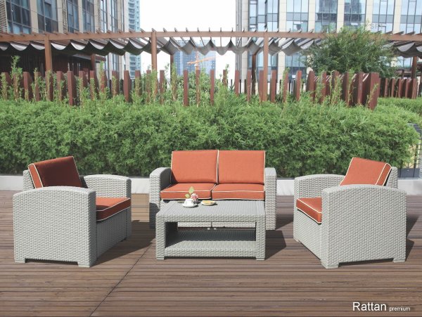 Уличные диваны и кресла коллекции Rattan Premium 4 купить в Новороссийске