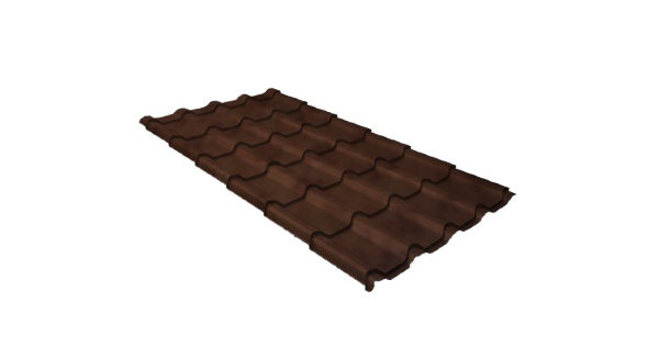 Металлочерепица камея 0,45 Safari Twincolor Brown купить в Новороссийске