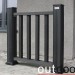 Ограждение из ДПК Outdoor Классик 3D STORM чёрный купить в Новороссийске
