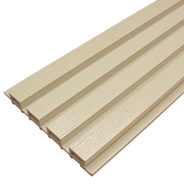 Фасадная доска из ДПК Faynag Wood Рейка Слоновая кость купить в Новороссийске