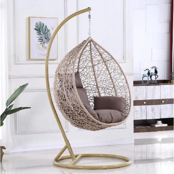 Кресло Подвесное из искусственного ротанга AFM-169A-LB Beige купить в Новороссийске