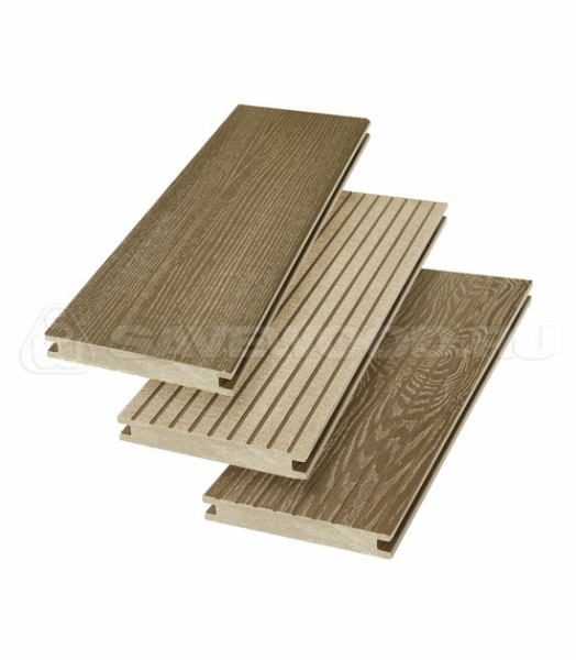 Террасная доска SW Fraxinus (R) полнотелая «SaveWood» Тик купить в Новороссийске
