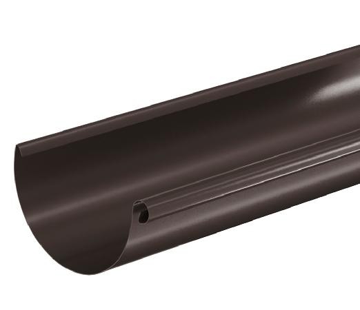 Водосток Aquasistem, система 150/100 - Водосточный желоб 3.00м RR 32 Тёмно Коричневый купить в Новороссийске