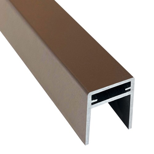 П-профиль Алюминиевый EasyDecking 35x25 Венге купить в Новороссийске