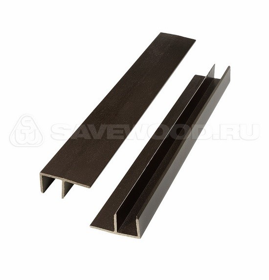 F-профиль ДПК Savewood – Тёмно-коричневый купить в Новороссийске