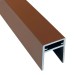 П-профиль Алюминиевый EasyDecking 35x25 Коричневый купить в Новороссийске