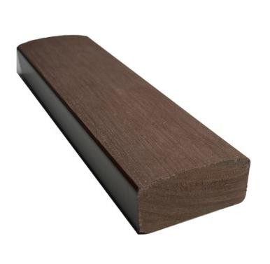 Лавочный брус Ecodecking Некст полнотелый брашированный 70х35 шоколад купить в Новороссийске