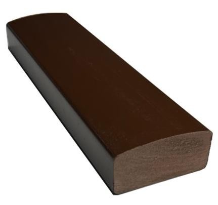 Лавочный брус Ecodecking Некст полнотелый глянцевый 70х35 шоколад купить в Новороссийске