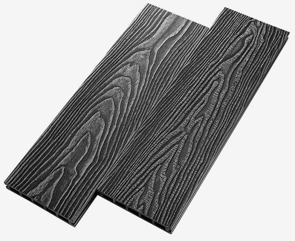 Террасная доска из ДПК RusDecking Unodeck Vintage - Графит купить в Новороссийске