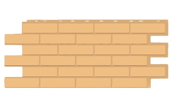 Фасадная панель T-Siding Кирпич Модерн Эко Крем купить в Новороссийске