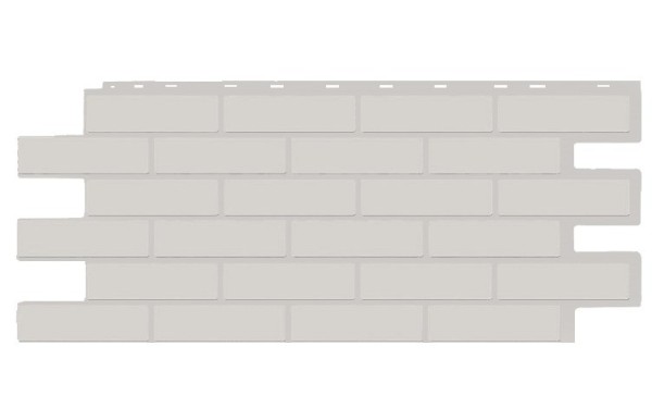 Фасадная панель T-Siding Кирпич Модерн Эко Уайт купить в Новороссийске